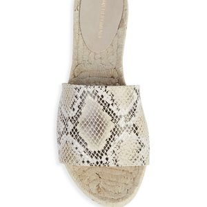 Saks Fifth Avenue Snake-Print Leather Espadrilles